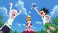 Gon, Killua and Biscuit as seen in the Hunter x Hunter anime (Image credit: Studio Madhouse)